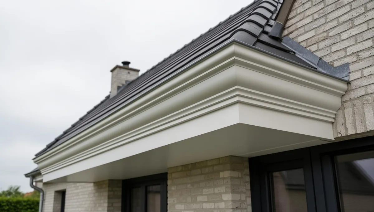 Pose et rénovation de corniches à Liège et Seraing - PVC aluminium bois zinc - Doloma Construct