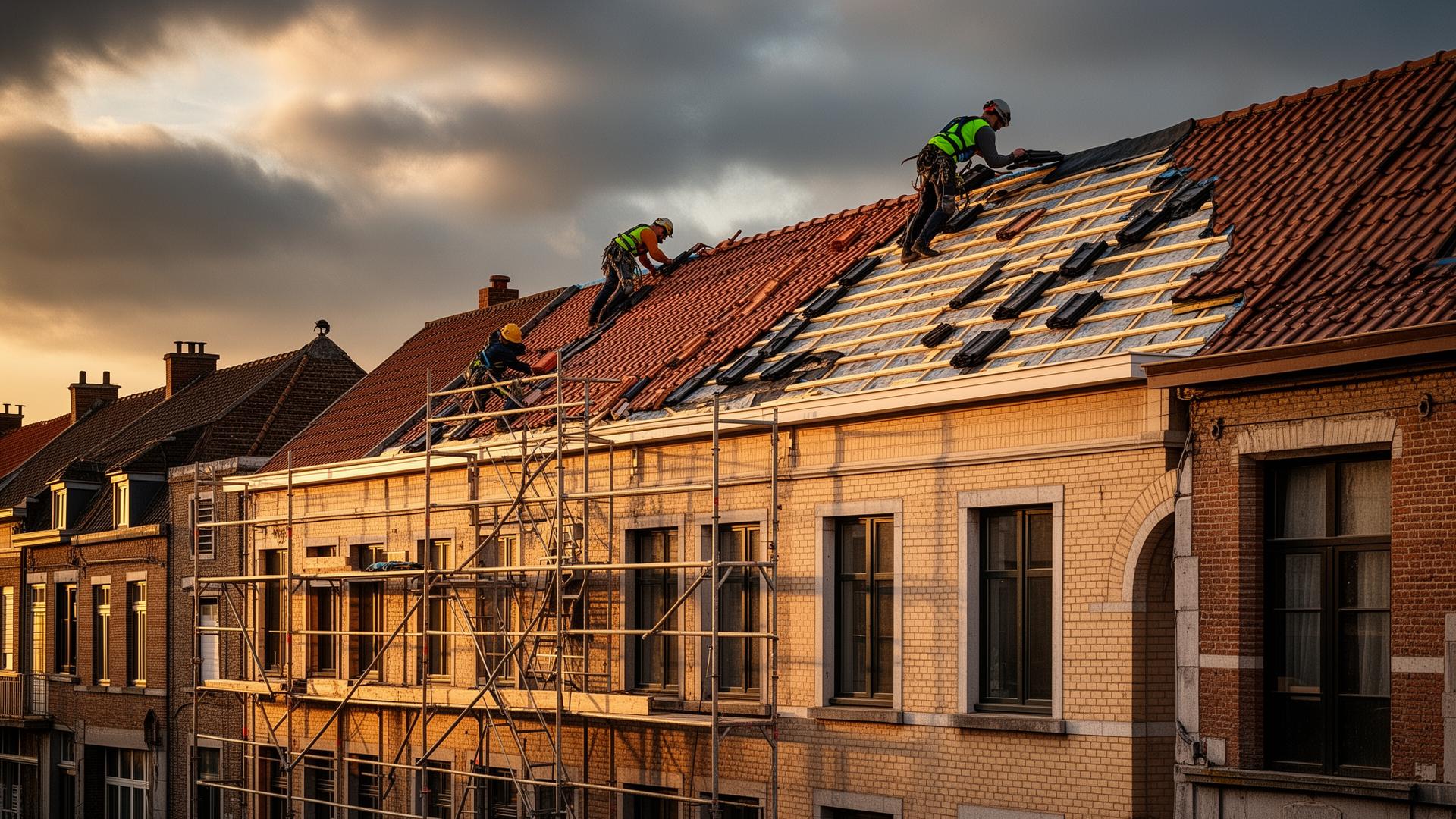 Rénovation de toiture à Liège par Doloma Construct